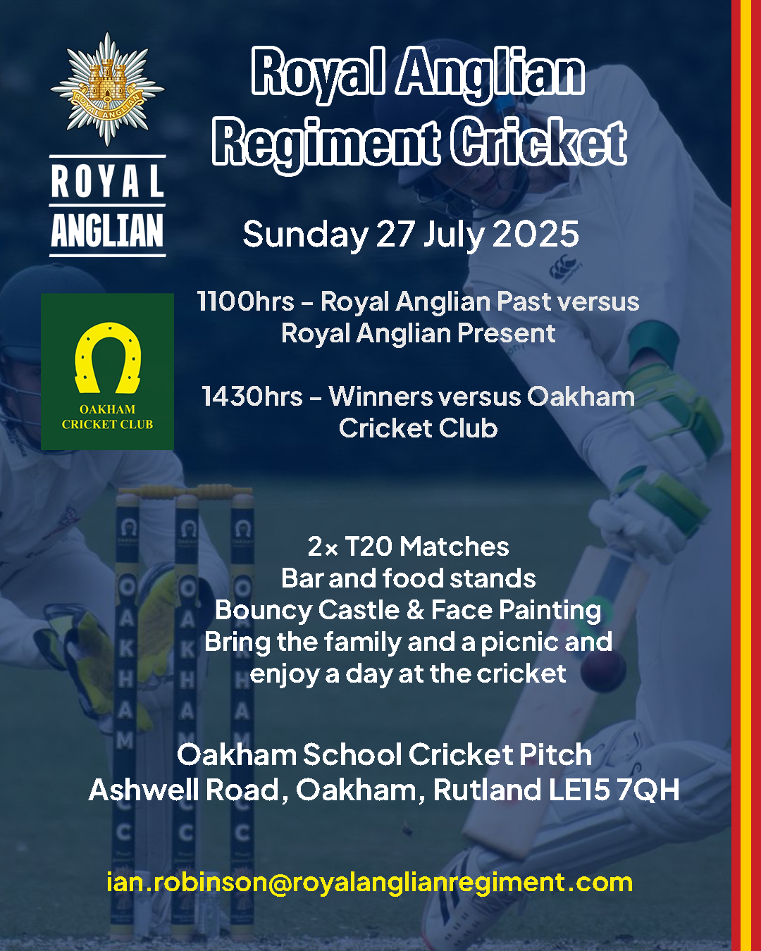 Regimental Cricket 27 July 2025