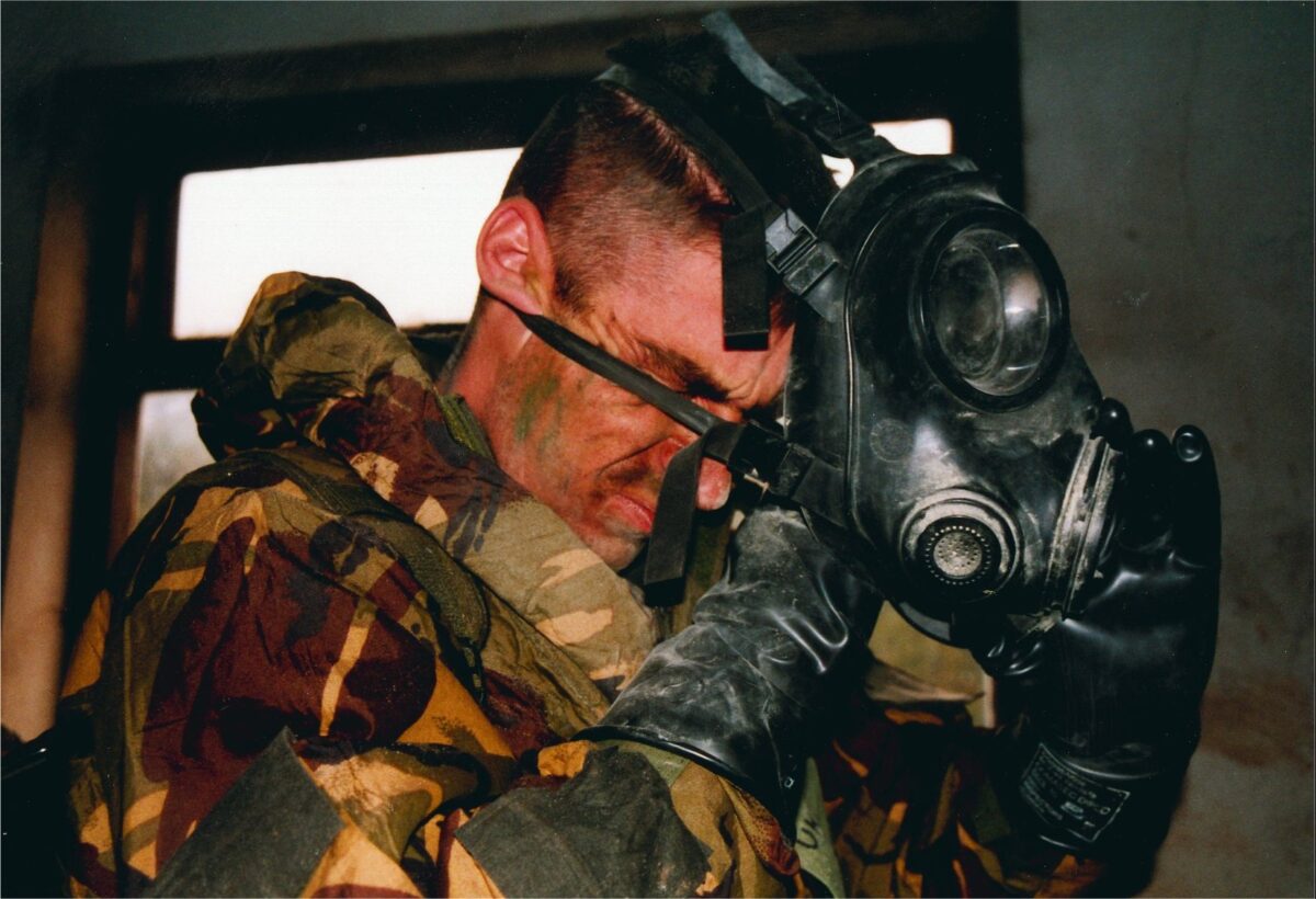 2nd Battalion Royal Anglian Regiment on Exercise circa 2001