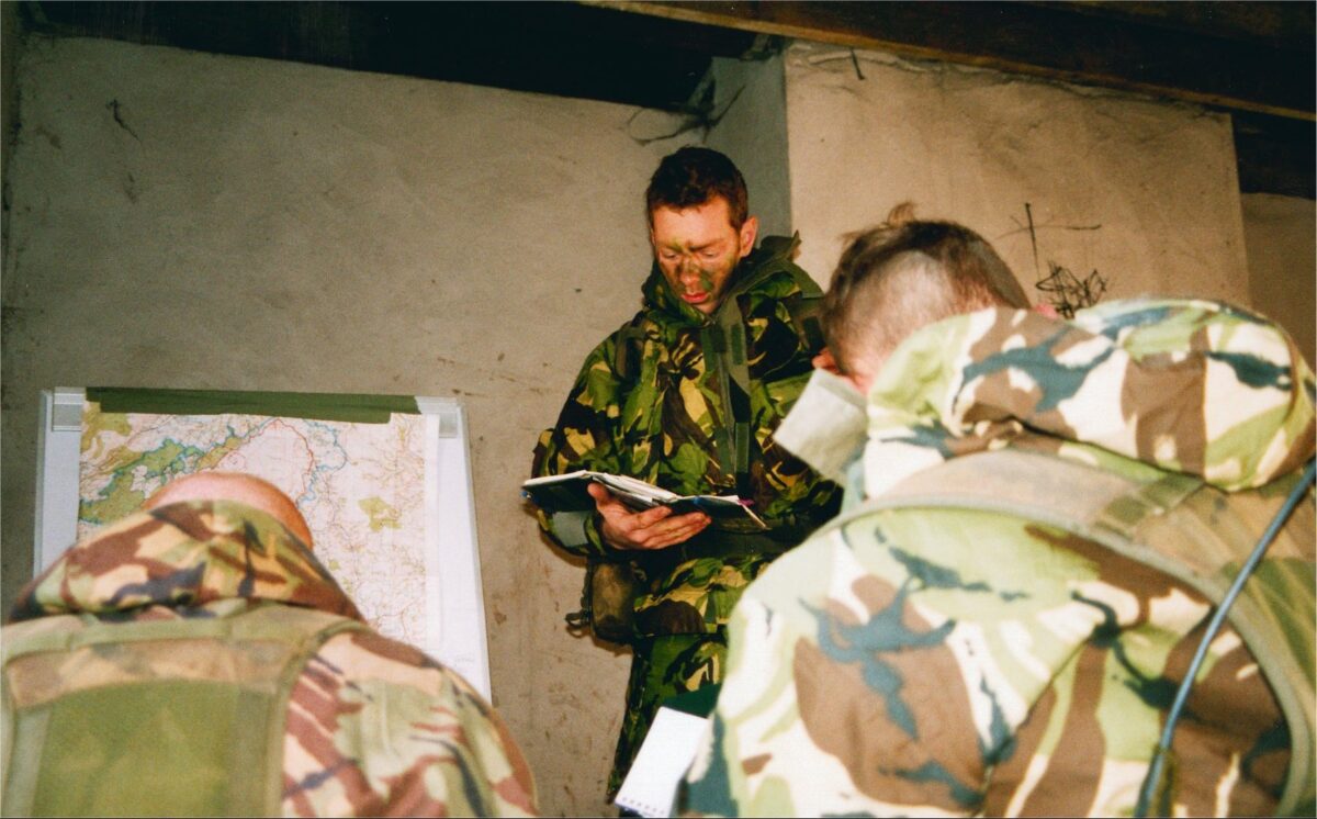 2nd Battalion Royal Anglian Regiment on Exercise circa 2001