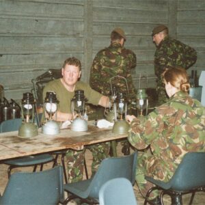 2nd Battalion Royal Anglian Regiment on Exercise circa 2001