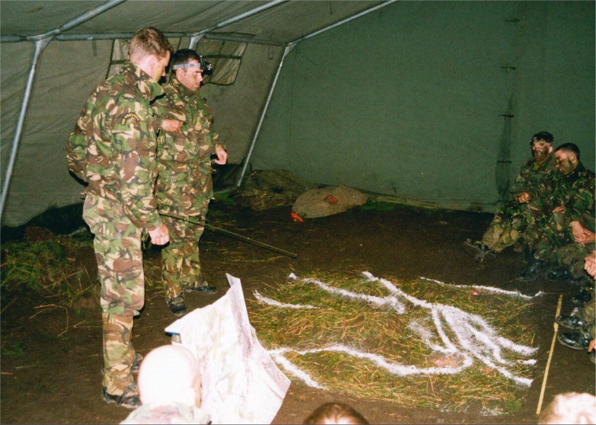 2nd Battalion Royal Anglian Regiment on Exercise circa 2001
