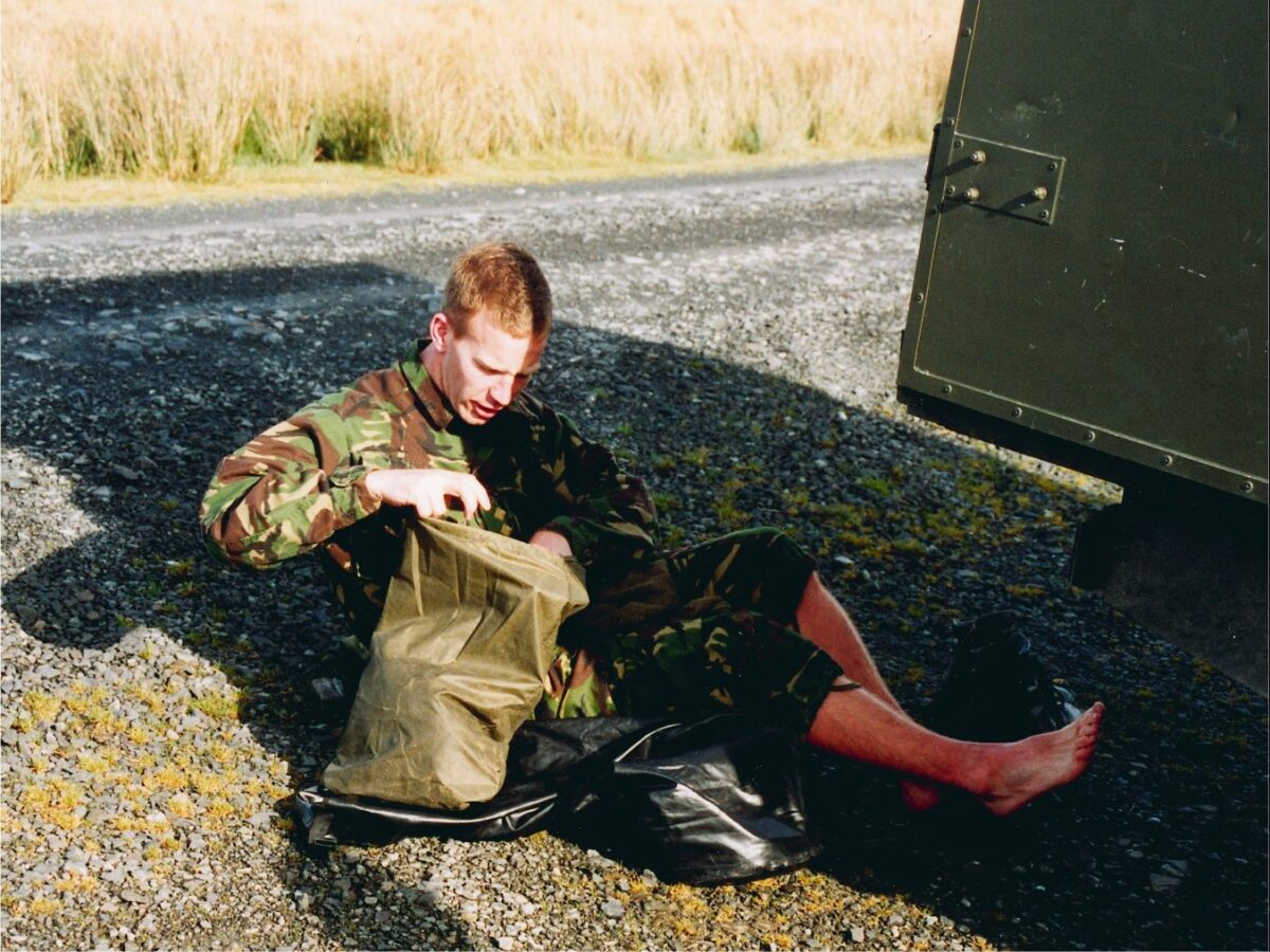 2nd Battalion Royal Anglian Regiment on Exercise circa 2001