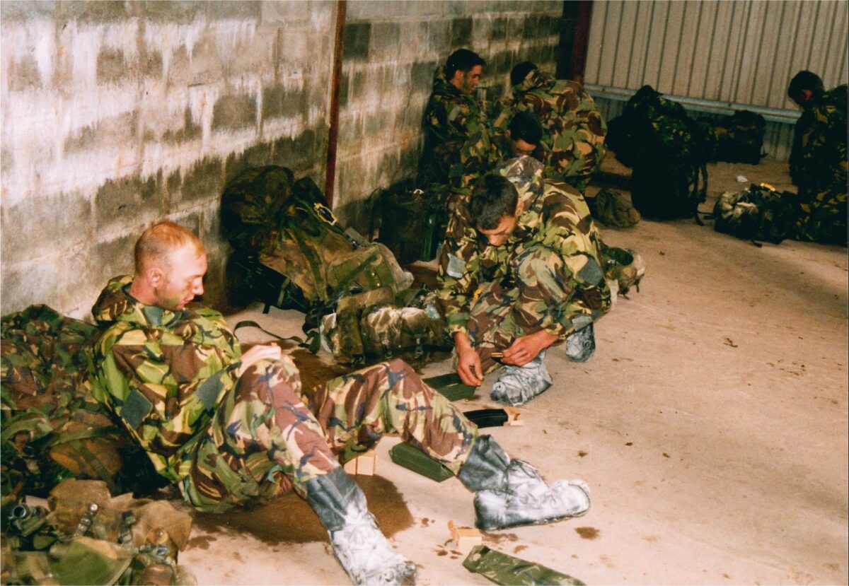 2nd Battalion Royal Anglian Regiment on Exercise circa 2001 2nd Battalion Royal Anglian Regiment on Exercise circa 2001