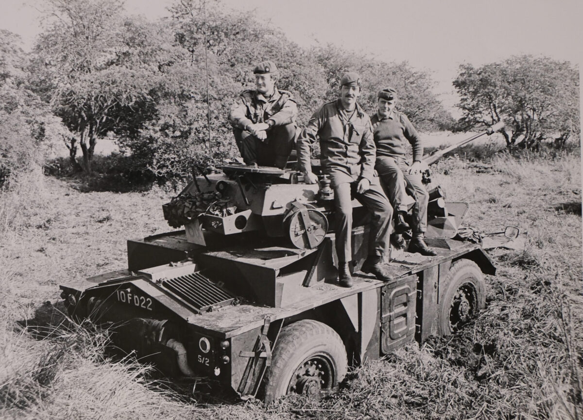 Royal Anglian Regiment Poachers training in the UK 1983