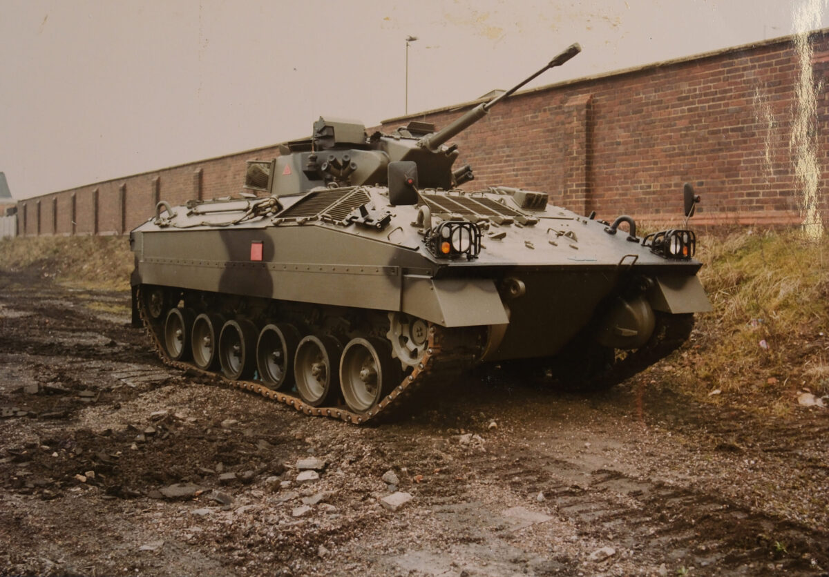 Warrior Vehicle when new to the British Army Warrior Vehicle when new to the British Army