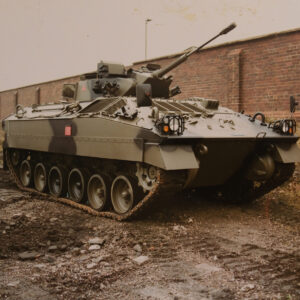 Warrior Vehicle when new to the British Army