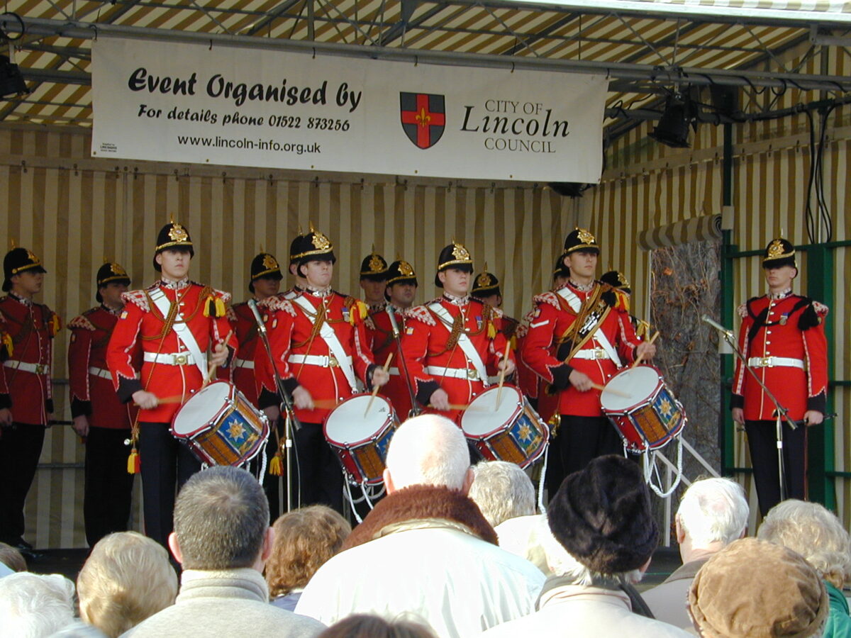 Royal Anglian Regiment in Lincoln 2001 Royal Anglian Regiment in Lincoln 2001