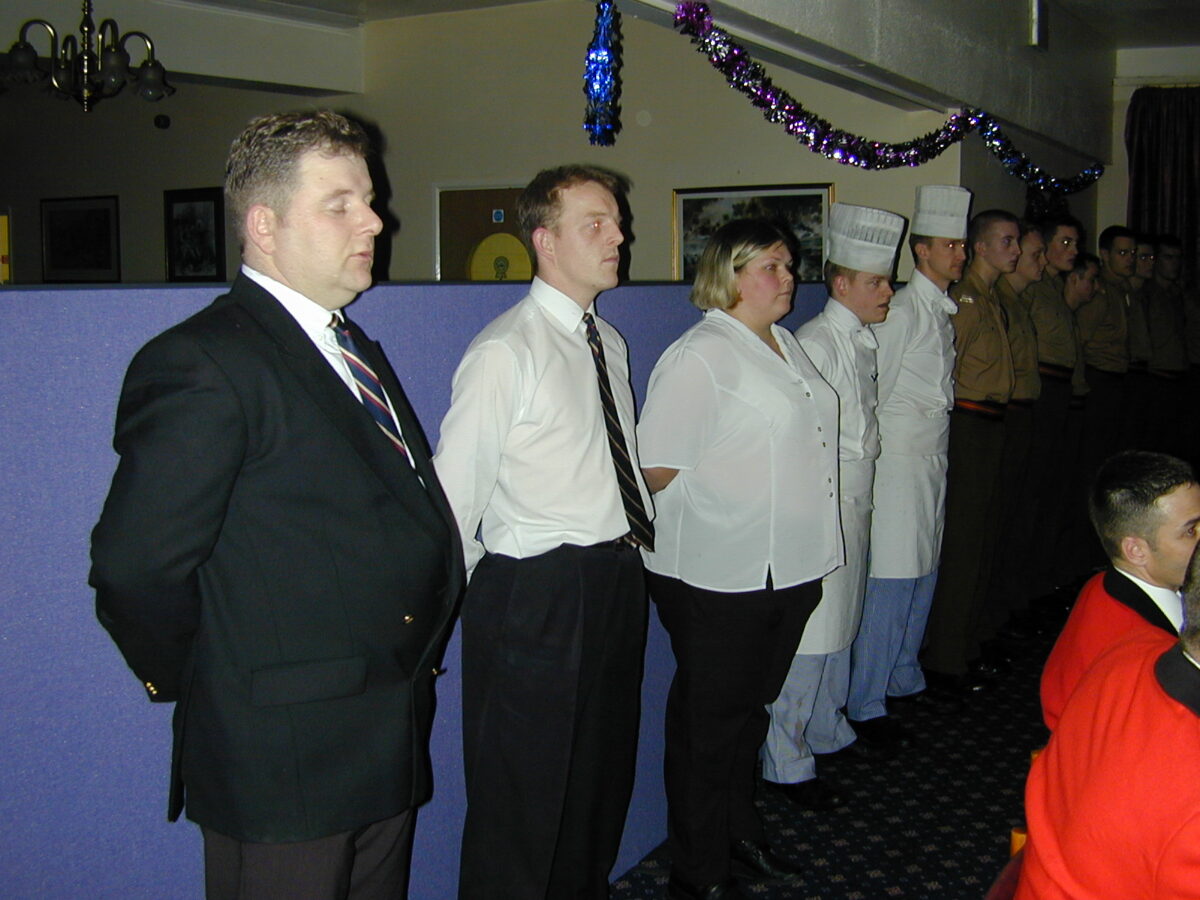 2nd Battalion Royal Anglian Regiment Commanding Officers Dine In at the Warrant Officers' and Sergeants' Mess in 2001 2nd Battalion Royal Anglian Regiment Commanding Officers Dine In at the Warrant Officers' and Sergeants' Mess in 2001