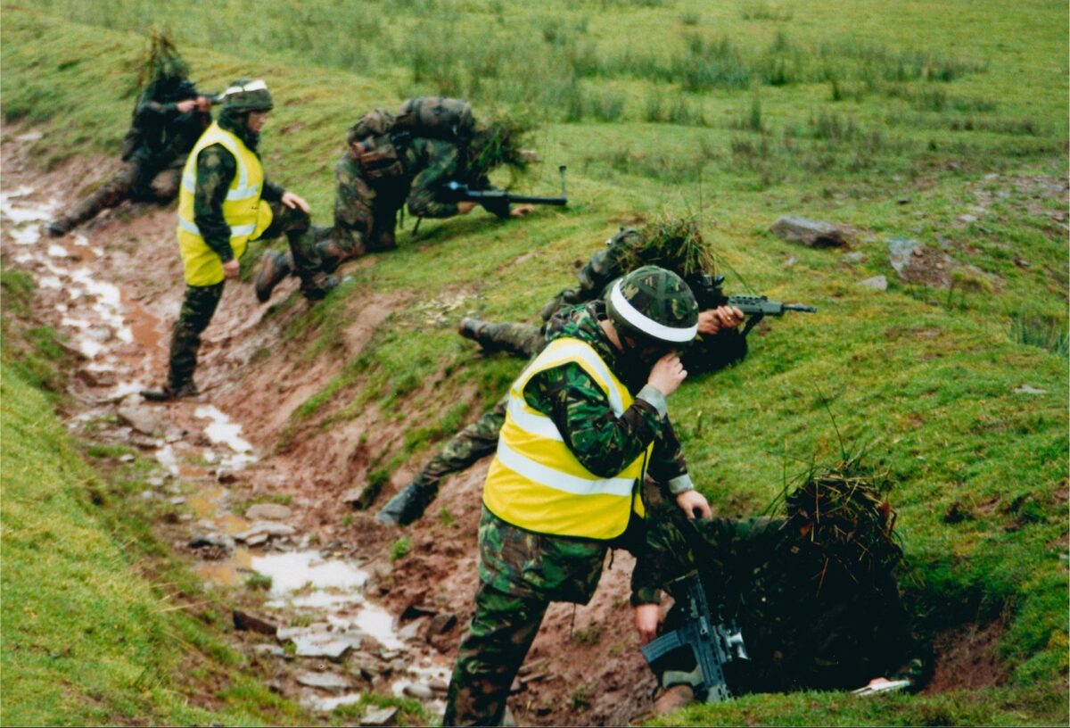 2nd Battalion, Royal Anglian Regiment training circa 2001