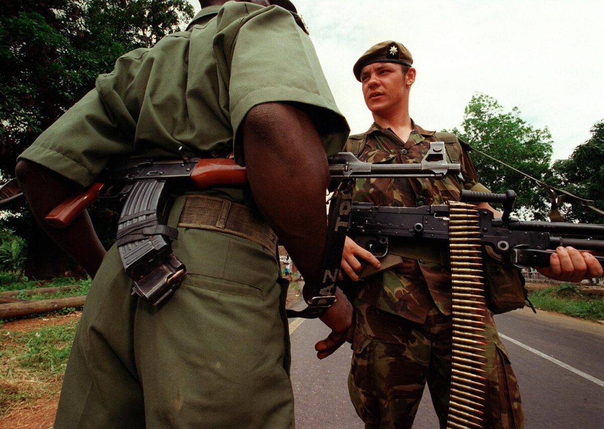 Sierra Leone Royal Anglian Regiment