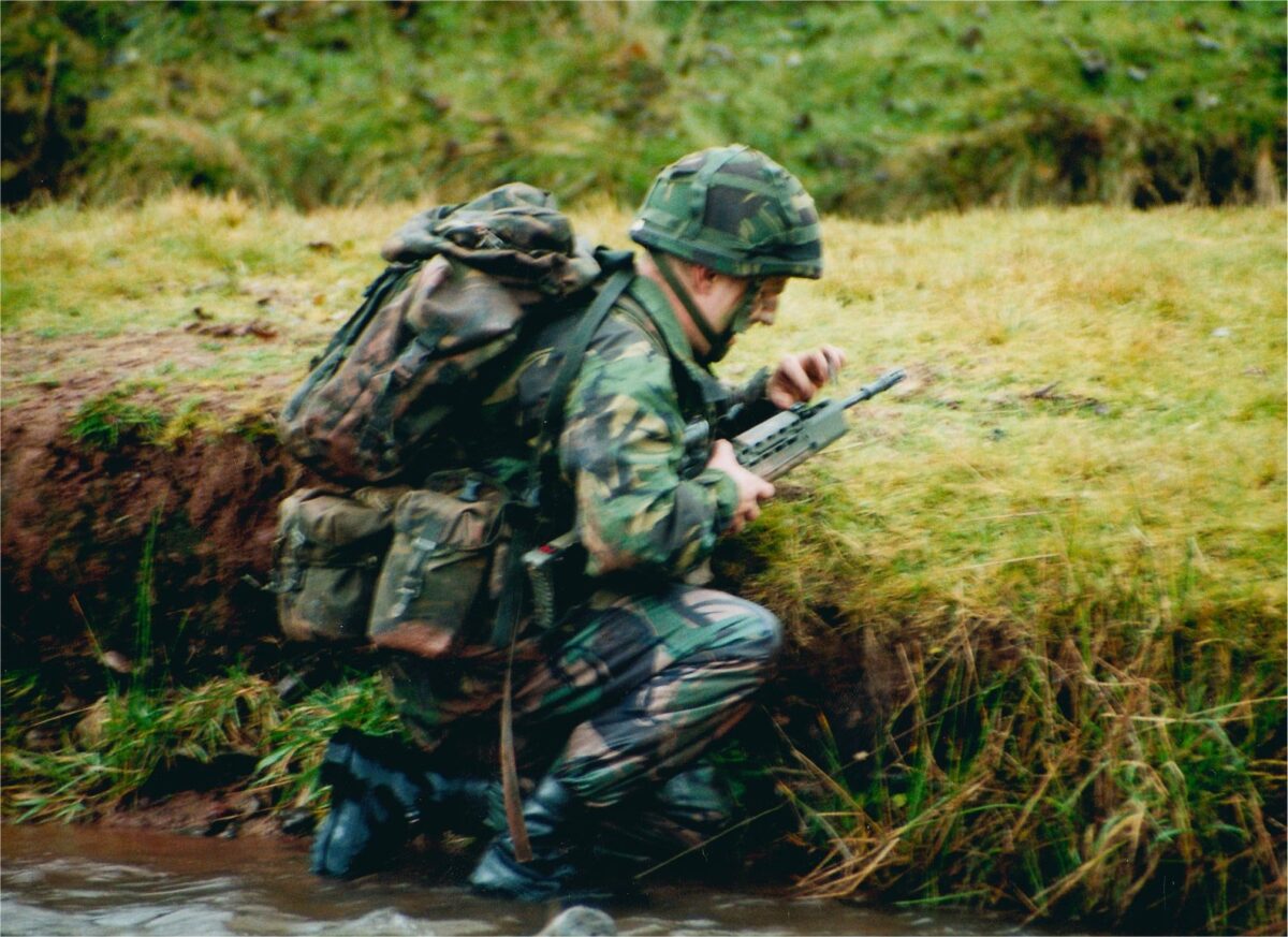 2nd Battalion, Royal Anglian Regiment training circa 2001