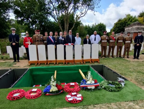 The remains of eight British soldiers, including four who have been identified by name, have been laid to rest today (16 July 2025) in France, more than 108 after they died in the First World War.