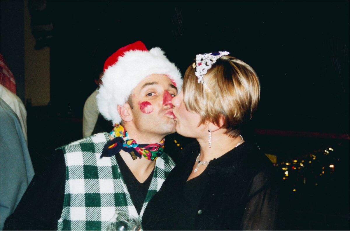 D Company 2nd Battalion Royal Anglian Regiment XMAS party in 2001.