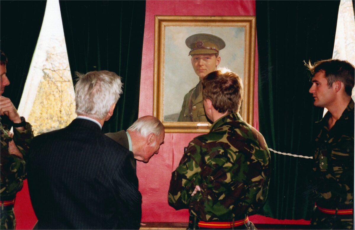 Visit of Nephew of Captain T R Colyer-Ferguson VC