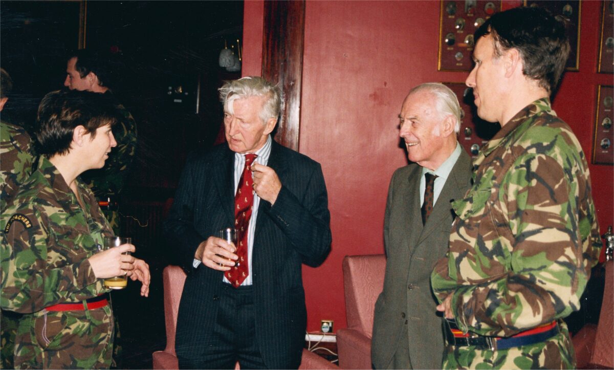 Visit of Nephew of Captain T R Colyer-Ferguson VC Visit of Nephew of Captain T R Colyer-Ferguson VC