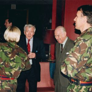 Visit of Nephew of Captain T R Colyer-Ferguson VC Visit of Nephew of Captain T R Colyer-Ferguson VC