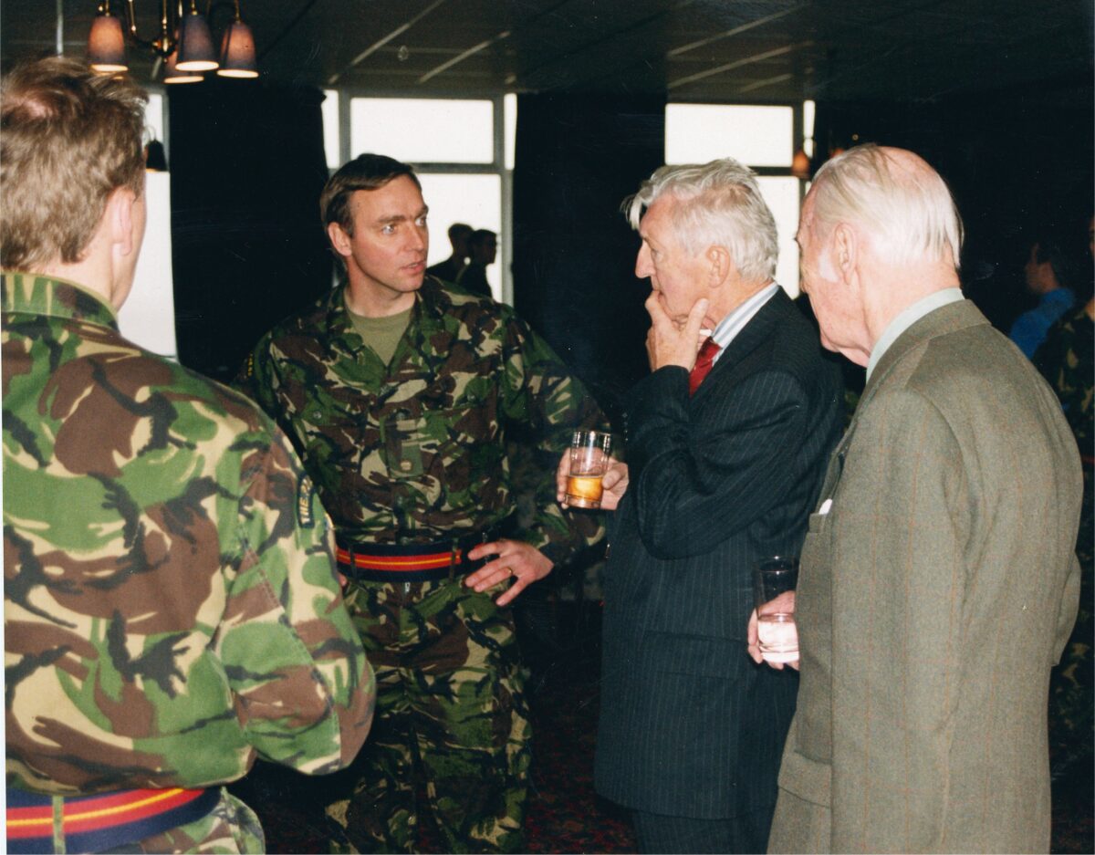 Visit of Nephew of Captain T R Colyer-Ferguson VC