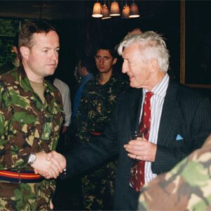 Visit of Nephew of Captain T R Colyer-Ferguson VC Visit of Nephew of Captain T R Colyer-Ferguson VC