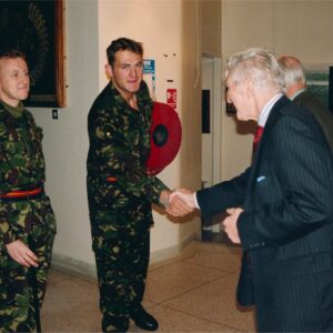Visit of Nephew of Captain T R Colyer-Ferguson VC Visit of Nephew of Captain T R Colyer-Ferguson VC