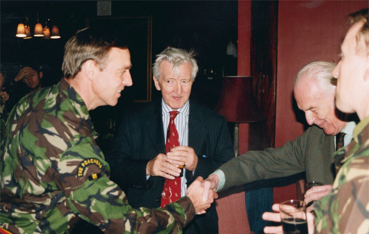 Visit of Nephew of Captain T R Colyer-Ferguson VC Visit of Nephew of Captain T R Colyer-Ferguson VC