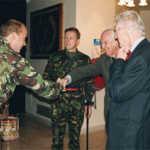 Visit of Nephew of Captain T R Colyer-Ferguson VC Visit of Nephew of Captain T R Colyer-Ferguson VC