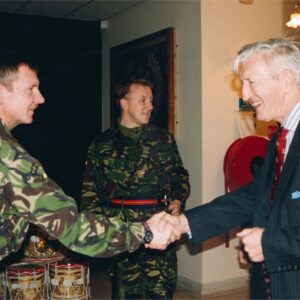 Visit of Nephew of Captain T R Colyer-Ferguson VC Visit of Nephew of Captain T R Colyer-Ferguson VC