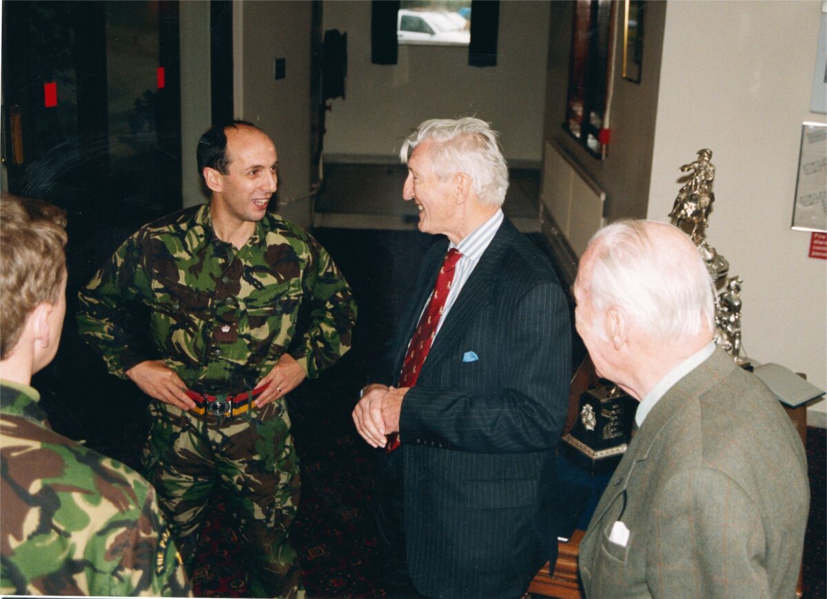 Visit of Nephew of Captain T R Colyer-Ferguson VC Visit of Nephew of Captain T R Colyer-Ferguson VC