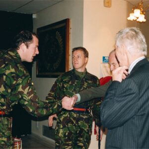 Visit of Nephew of Captain T R Colyer-Ferguson VC Visit of Nephew of Captain T R Colyer-Ferguson VC