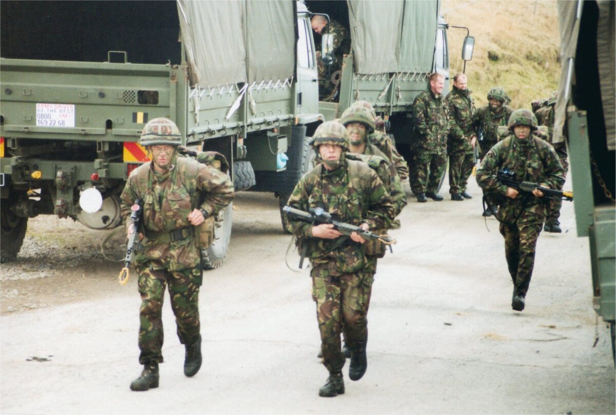2nd Battalion, Royal Anglian Regiment training circa 2001 2nd Battalion, Royal Anglian Regiment training circa 2001