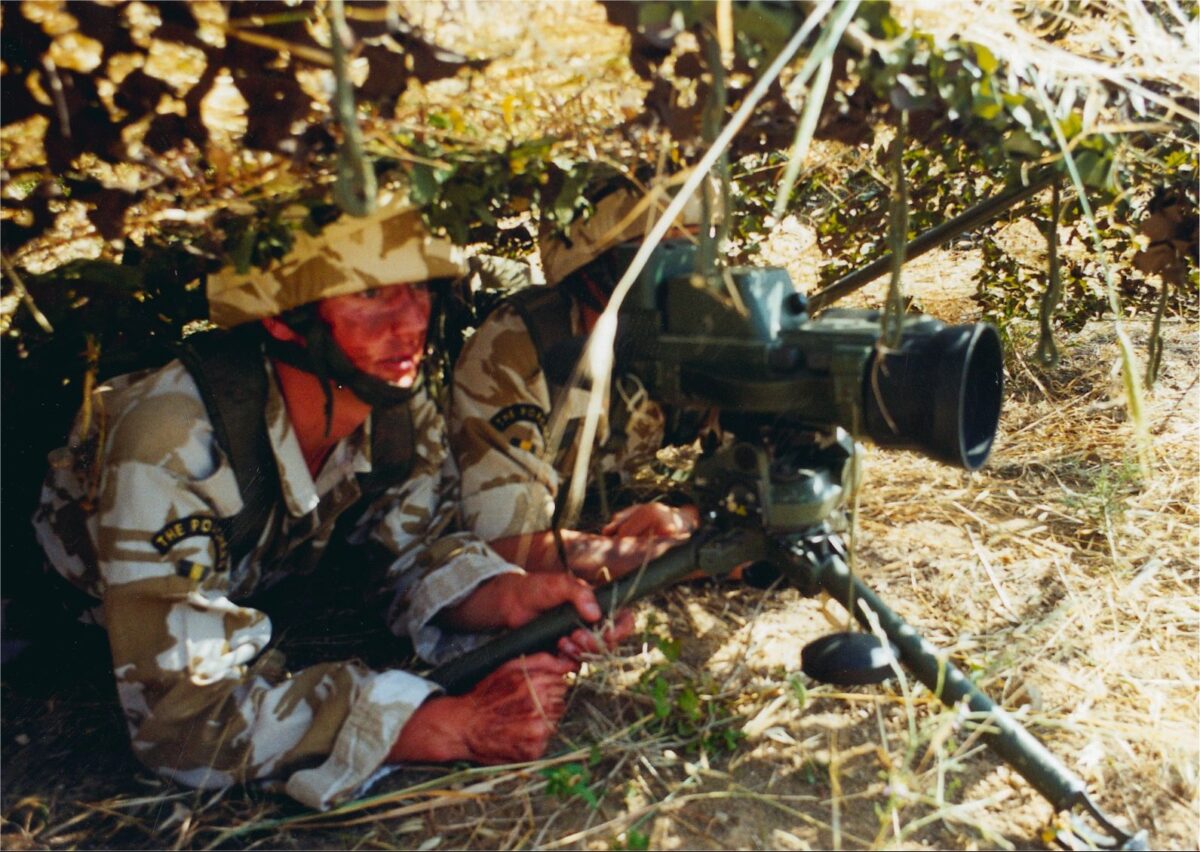 Mortar Platoon 2nd Battalion, Royal Anglian Regiment in Cyprus 2001/2