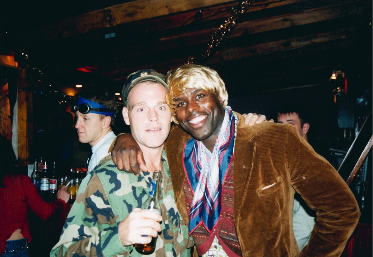 D Company 2nd Battalion Royal Anglian Regiment XMAS party in 2001.