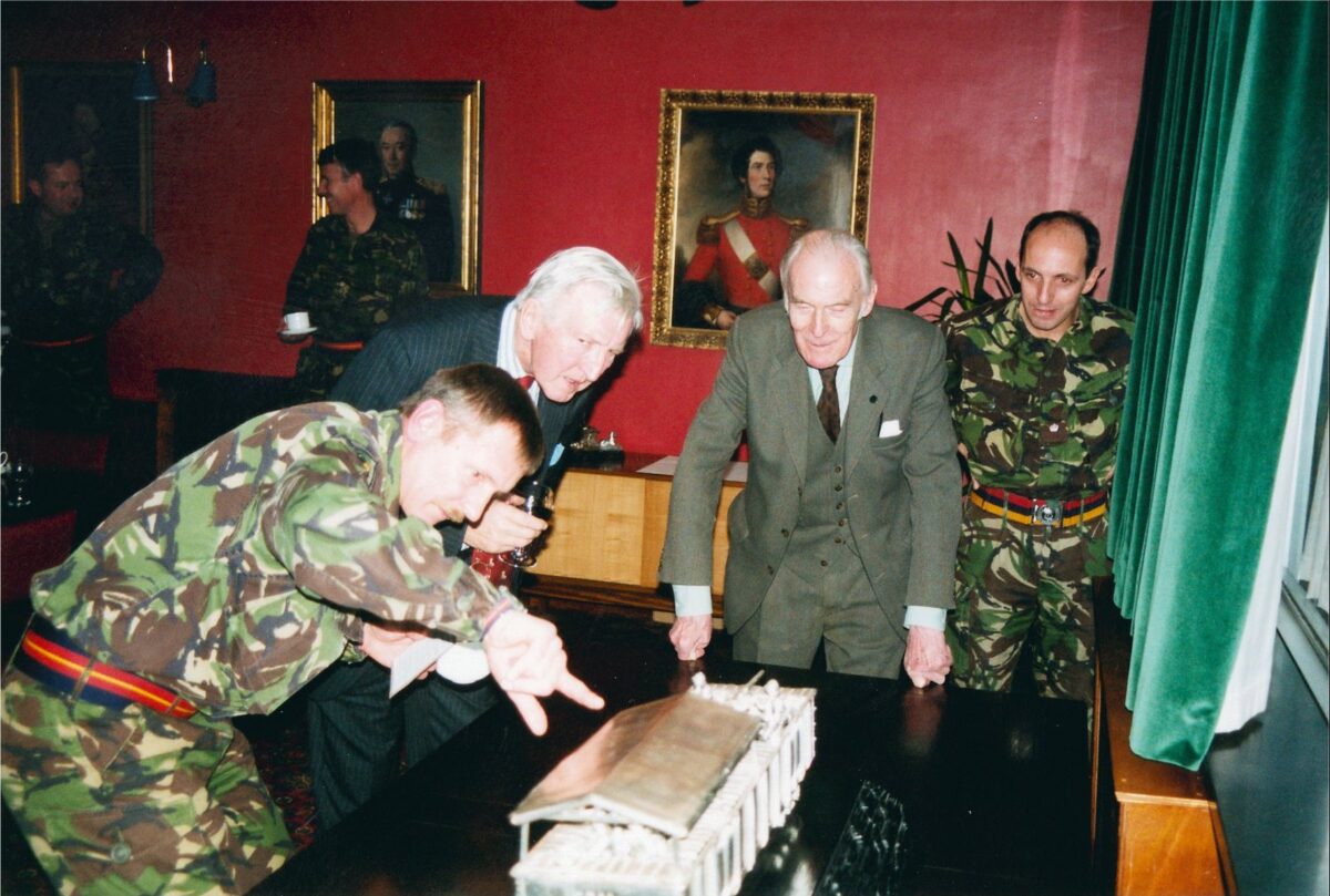 Visit of Nephew of Captain T R Colyer-Ferguson VC Visit of Nephew of Captain T R Colyer-Ferguson VC