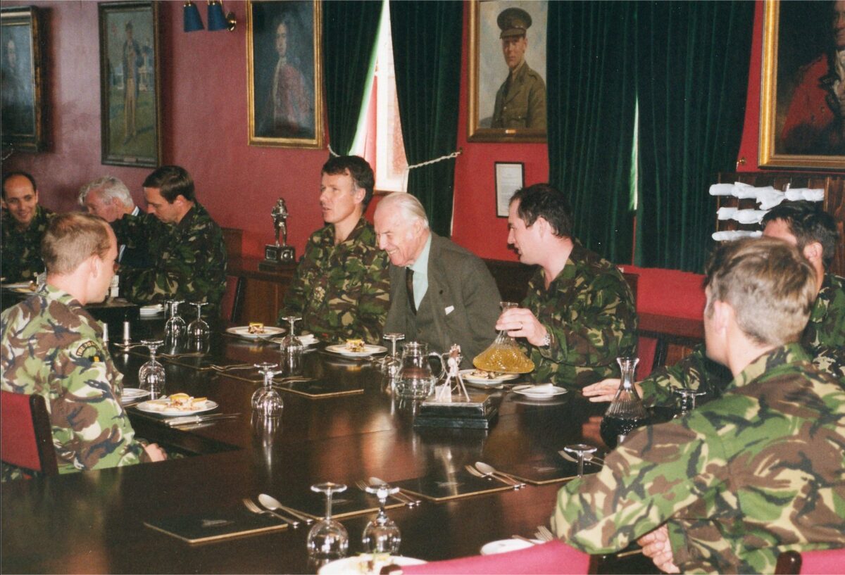 Visit of Nephew of Captain T R Colyer-Ferguson VC Visit of Nephew of Captain T R Colyer-Ferguson VC
