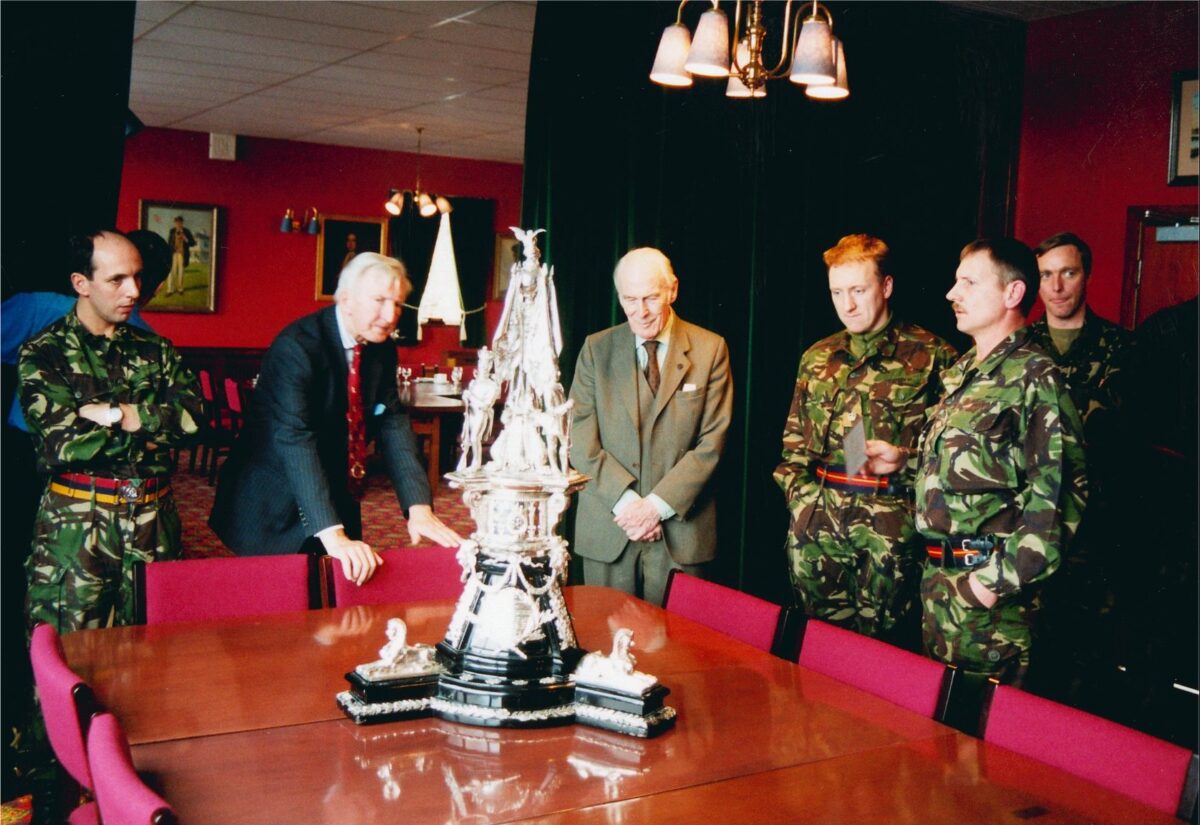 Visit of Nephew of Captain T R Colyer-Ferguson VC Visit of Nephew of Captain T R Colyer-Ferguson VC
