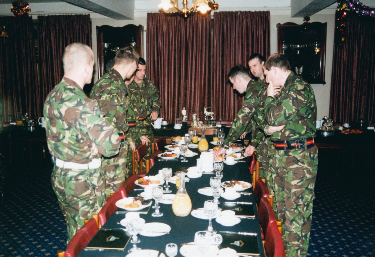  2nd Battalion Royal Anglian Regiment, new RSM assigned in 2001.
