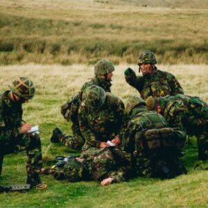 2nd Battalion Royal Anglian Regiment on Exercise circa 2001
