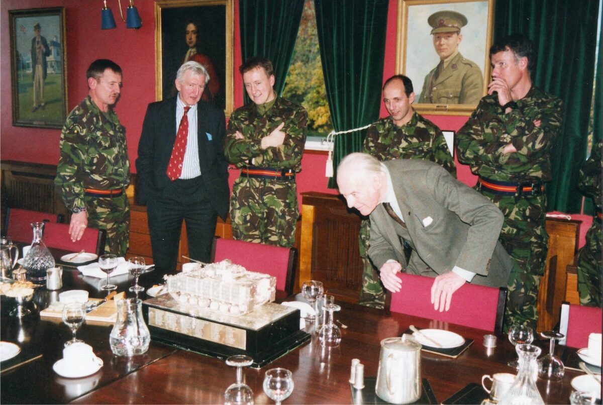 Visit of Nephew of Captain T R Colyer-Ferguson VC Visit of Nephew of Captain T R Colyer-Ferguson VC