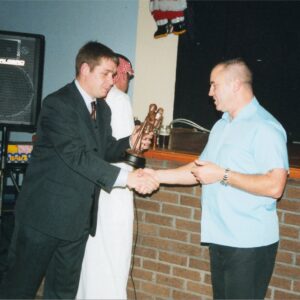 D Company 2nd Battalion Royal Anglian Regiment XMAS party in 2001. D Company 2nd Battalion Royal Anglian Regiment XMAS party in 2001.