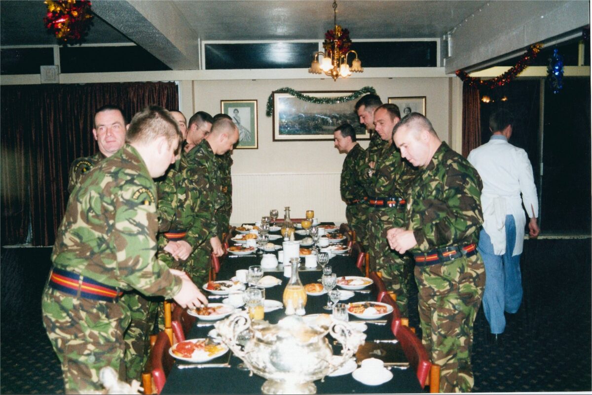  2nd Battalion Royal Anglian Regiment, new RSM assigned in 2001.