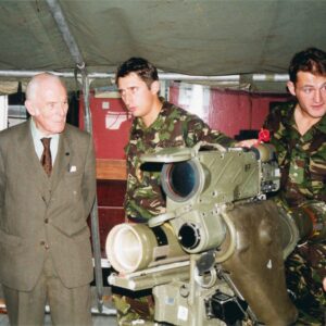 Visit of Nephew of Captain T R Colyer-Ferguson VC Visit of Nephew of Captain T R Colyer-Ferguson VC