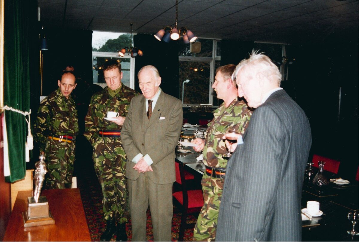 Visit of Nephew of Captain T R Colyer-Ferguson VC