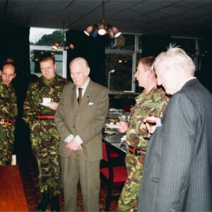 Visit of Nephew of Captain T R Colyer-Ferguson VC Visit of Nephew of Captain T R Colyer-Ferguson VC