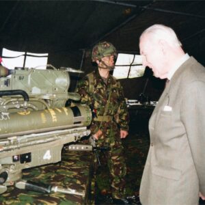 Visit of Nephew of Captain T R Colyer-Ferguson VC Visit of Nephew of Captain T R Colyer-Ferguson VC