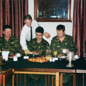  2nd Battalion Royal Anglian Regiment, new RSM assigned in 2001.