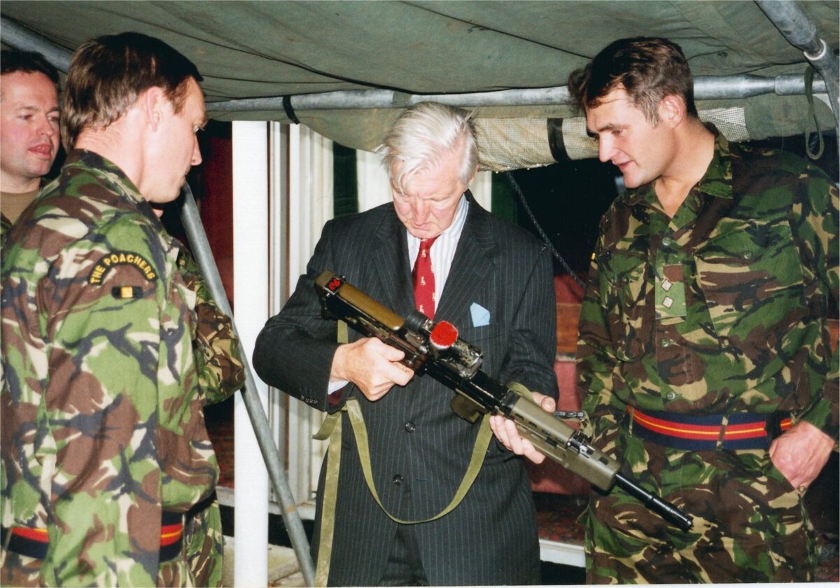 Visit of Nephew of Captain T R Colyer-Ferguson VC Visit of Nephew of Captain T R Colyer-Ferguson VC