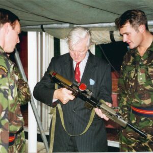 Visit of Nephew of Captain T R Colyer-Ferguson VC Visit of Nephew of Captain T R Colyer-Ferguson VC