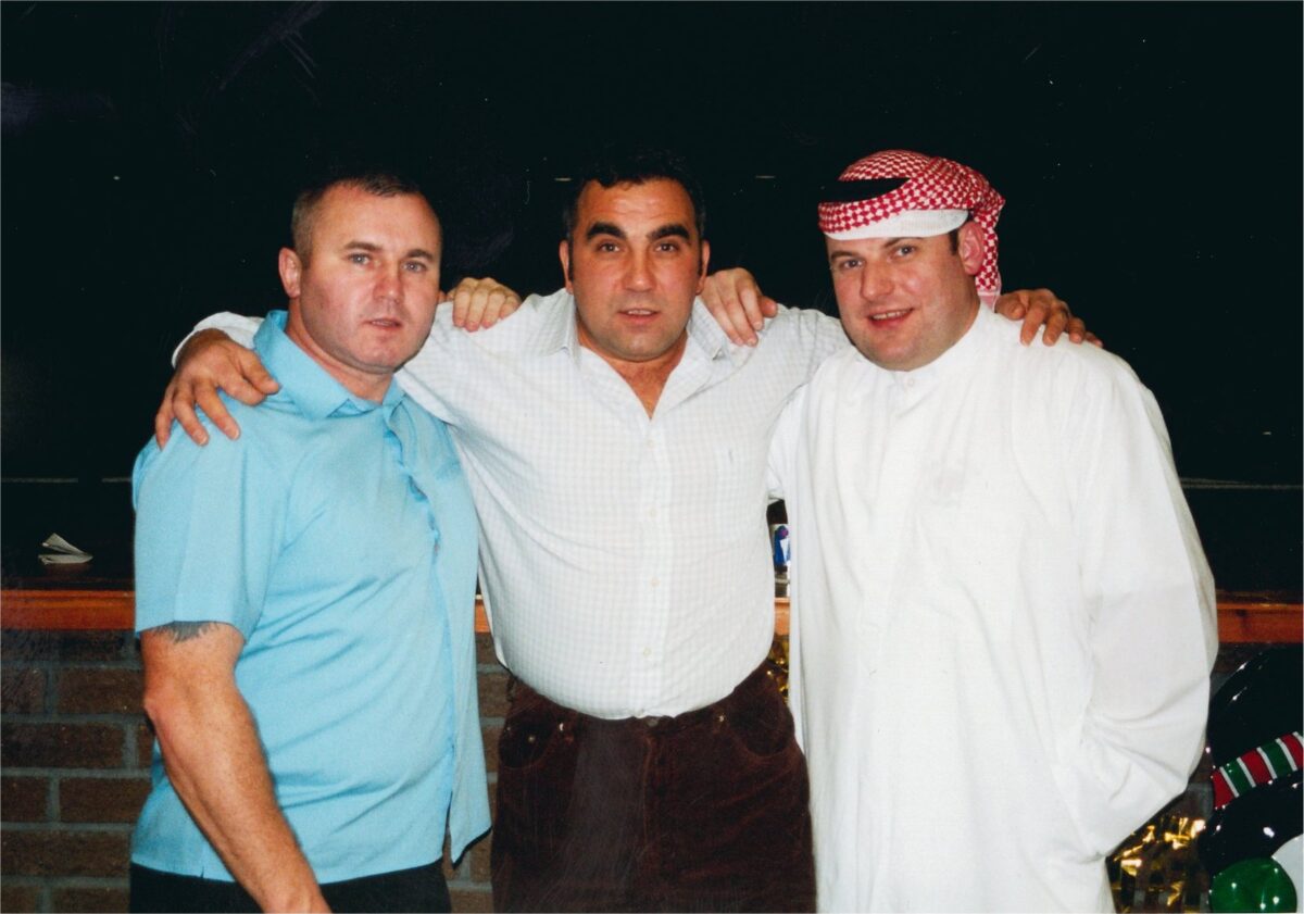 D Company 2nd Battalion Royal Anglian Regiment XMAS party in 2001.