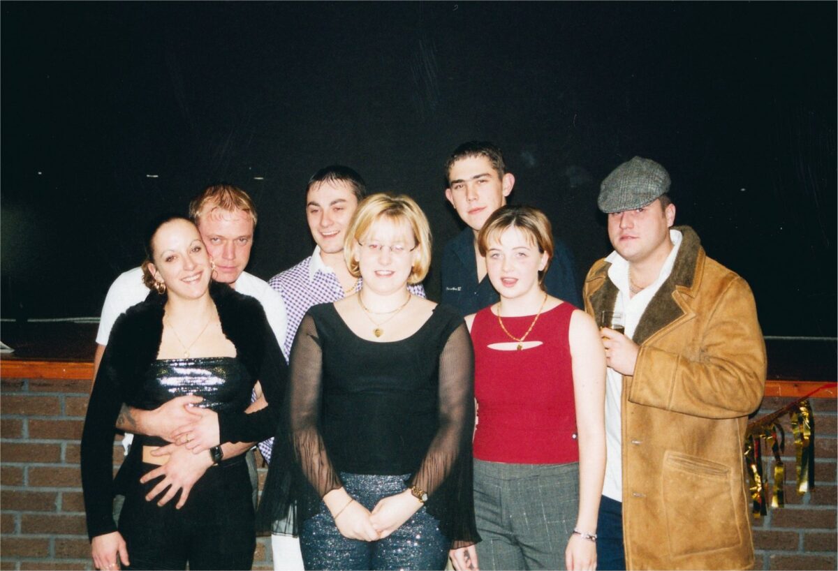 D Company 2nd Battalion Royal Anglian Regiment XMAS party in 2001.
