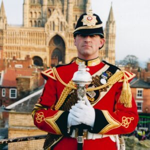 Corps of Drums, 2nd Battalion, Royal Anglian Regiment in Lincoln 2001