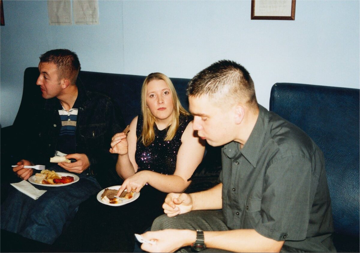 D Company 2nd Battalion Royal Anglian Regiment XMAS party in 2001.